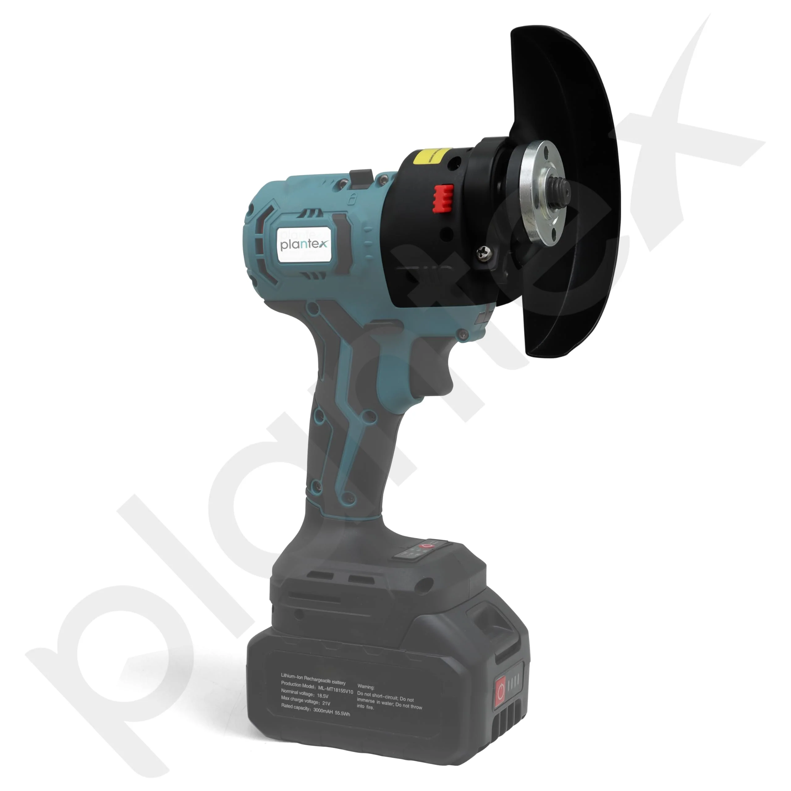 Plantex 125mm Angle Grinder/8000 RPM Heavy-Duty Cutter Machine/Ideal for Metal, Wood & Stone Cutting/Powerful Electric Grinding Tool - Black (Mainframe, Battery & Charger Not Included) - Image 2