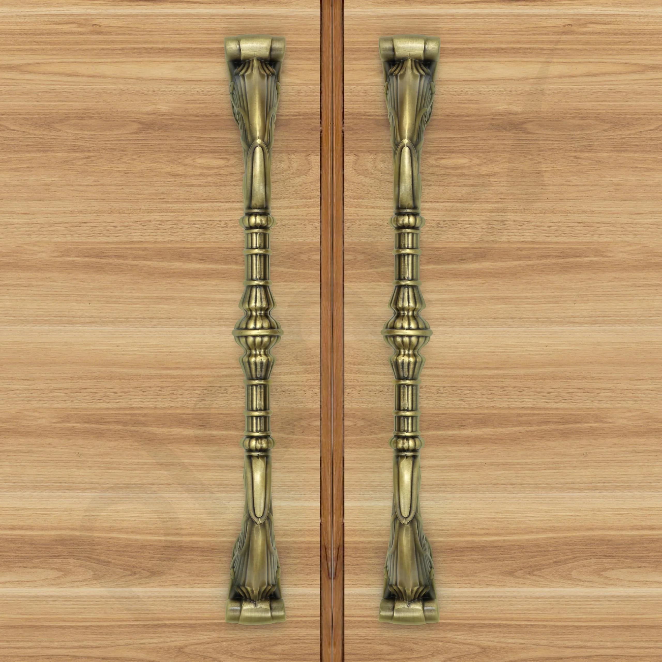 Plantex 14 Inch Main Door Handle/Aluminium Door Handle/Pull-Push Handle (Pack of 2, Brass Antique) - Image 4