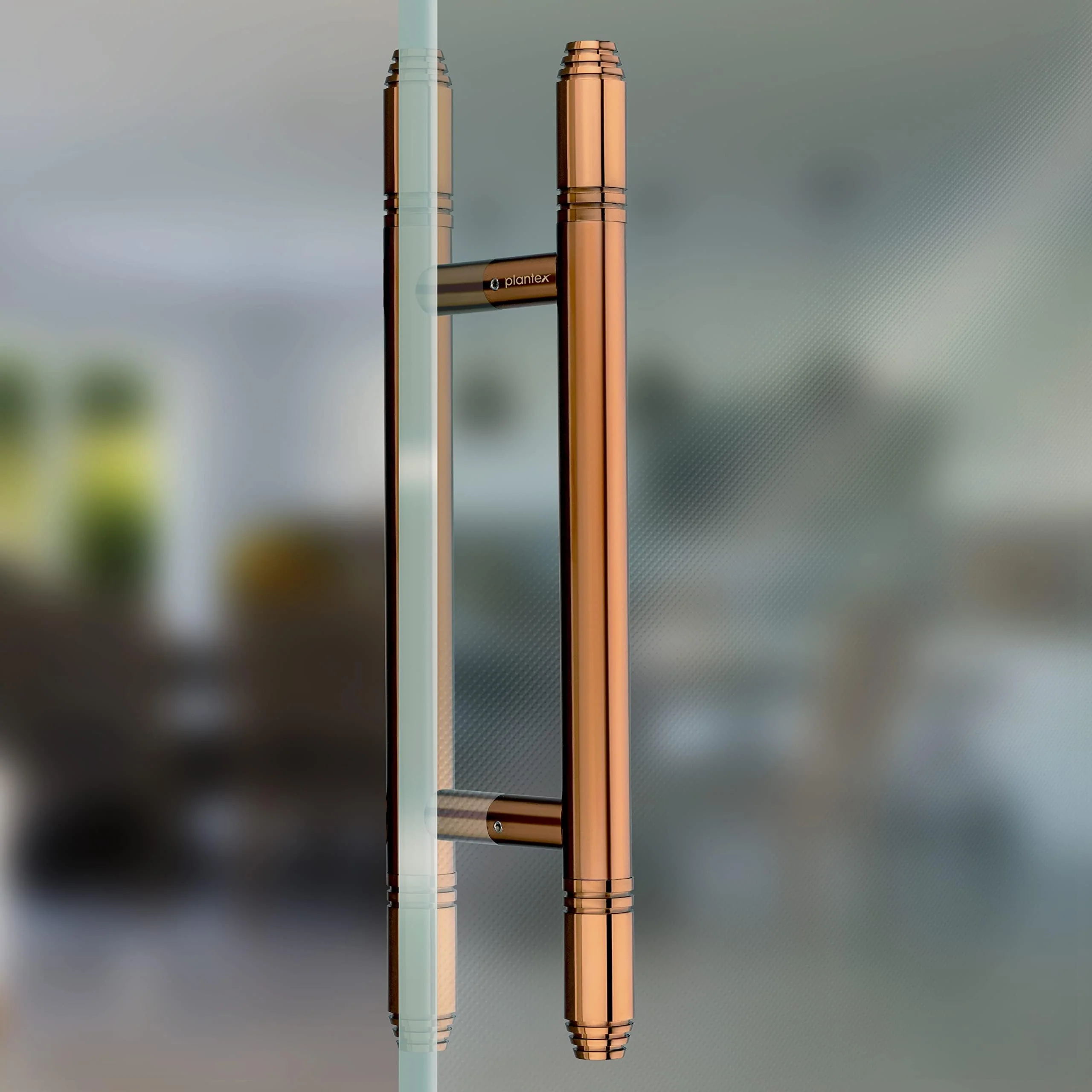 Plantex 14 Inch Main Door Handle/Heavy Duty Pull-Push Handle for Glass & Wooden Doors - Pack of 1 (PVD Rose Gold) - 3 Years Warranty - Image 6