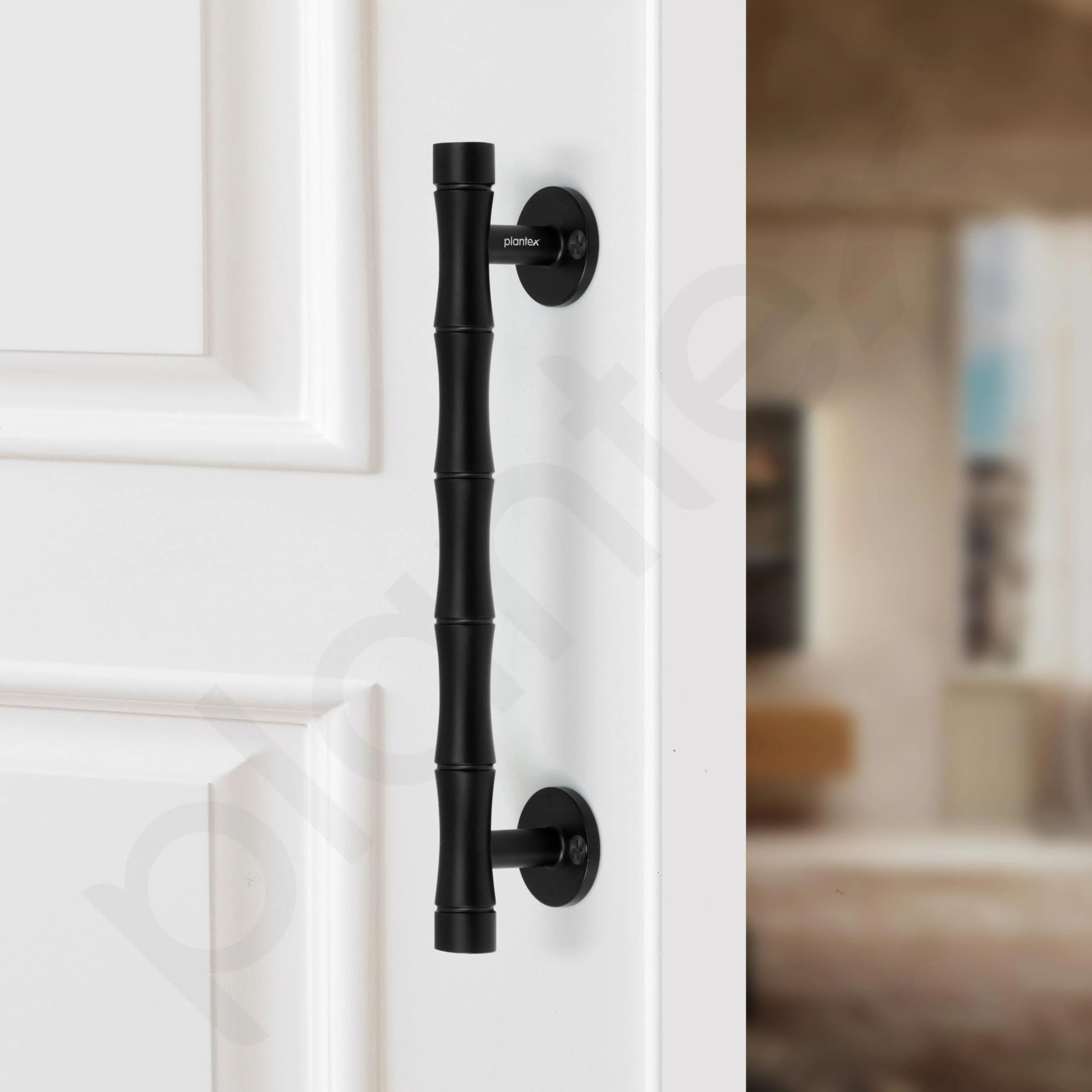 Plantex 8 Inch Heavy-Duty Stainless Steel Door Handle for Main Door/Pull Push Main Door Handle/3 Years Warranty Pack of 1 (S-140, Black) - Image 5