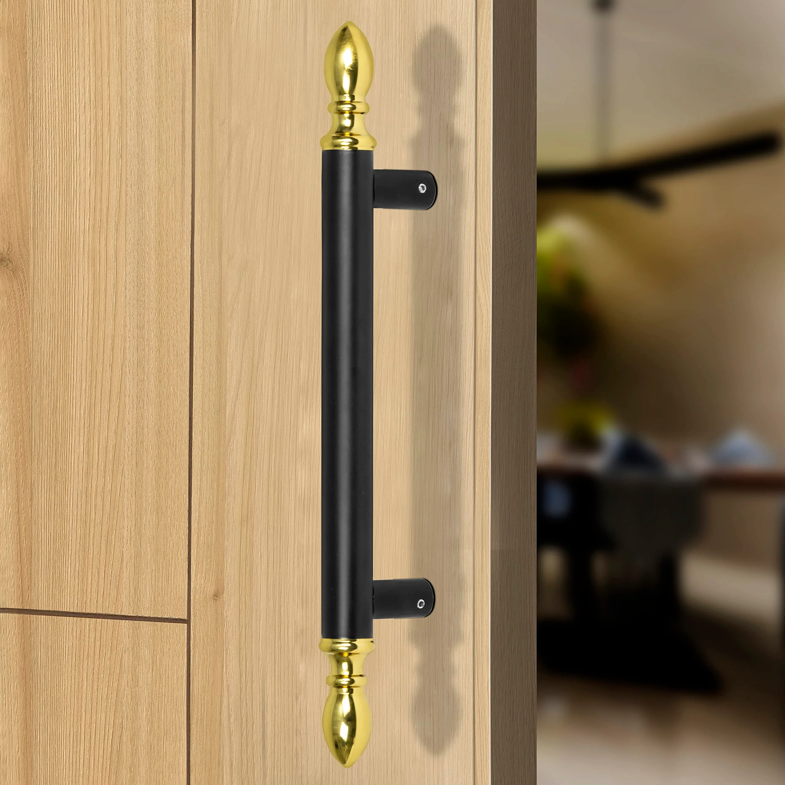 Plantex Altros Main Door Handle/14 inches Door Handle for Main Door/Pull Push Door Handle for Wooden &Glass Door - Pack of 1 (106 - Black & Gold) - 3 Years Warranty - Image 7