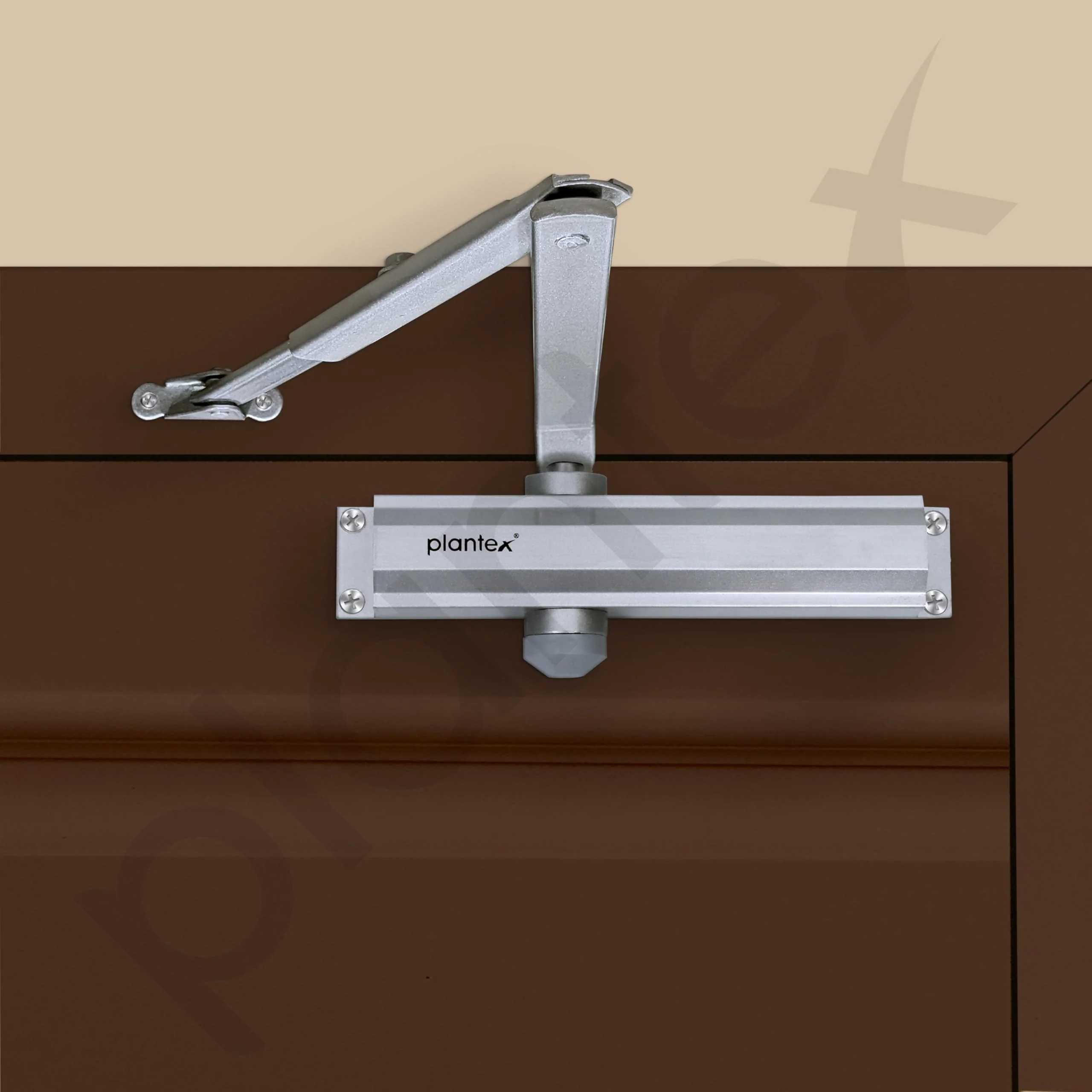 Plantex Aluminium Door Closer for Wooden Doors - Hydraulic Automatic Soft Close for Hotel/Home/Office - ISO 9001 Certified (MI-100, Capacity - 75 Kg, Silver) - Image 6