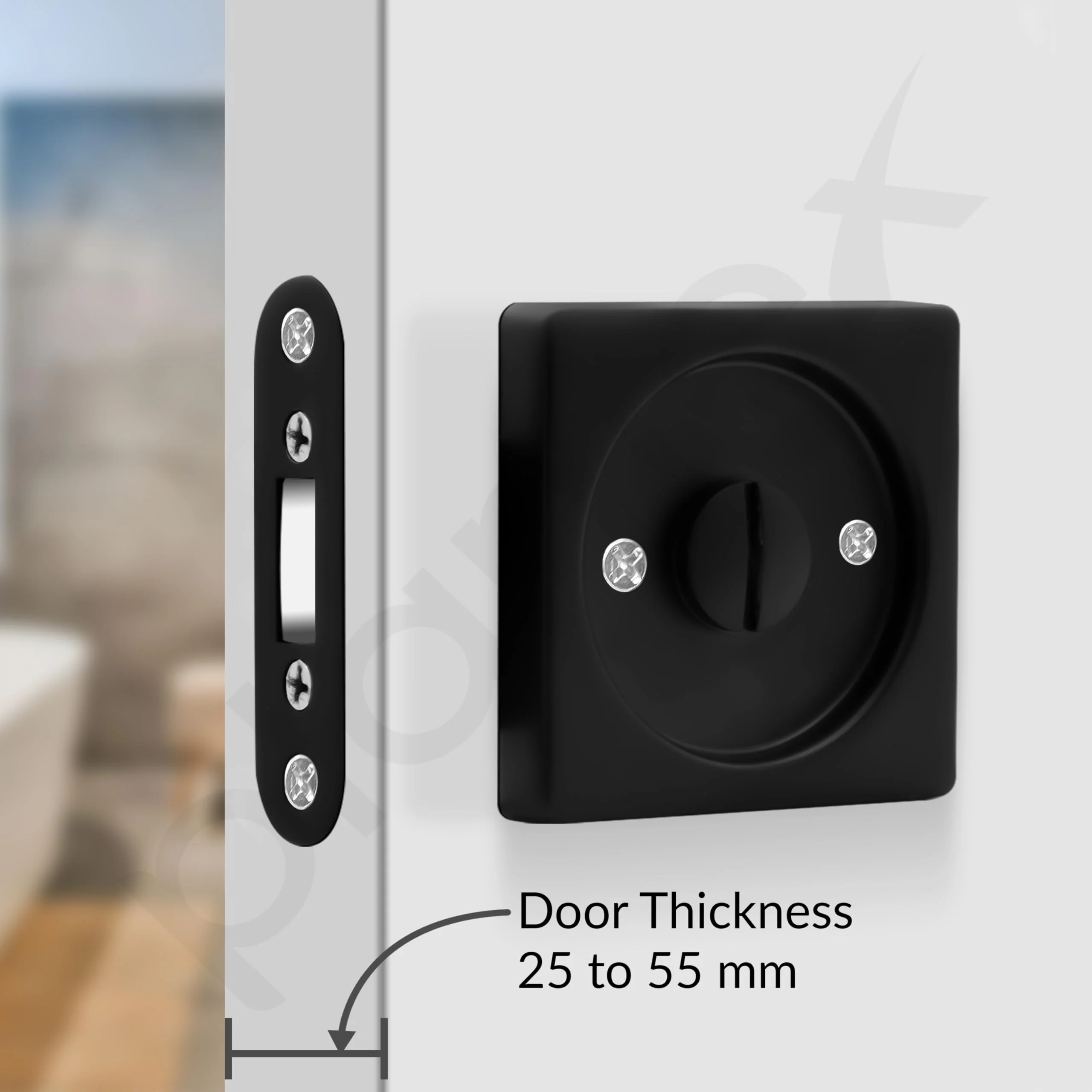 Plantex Baby Latch for Bathroom/Door Latch Lock/Bathroom Latch for Door/Chitkani for Bedroom/Office/Door Latches for Home - (DTM-620, Black) - Image 6