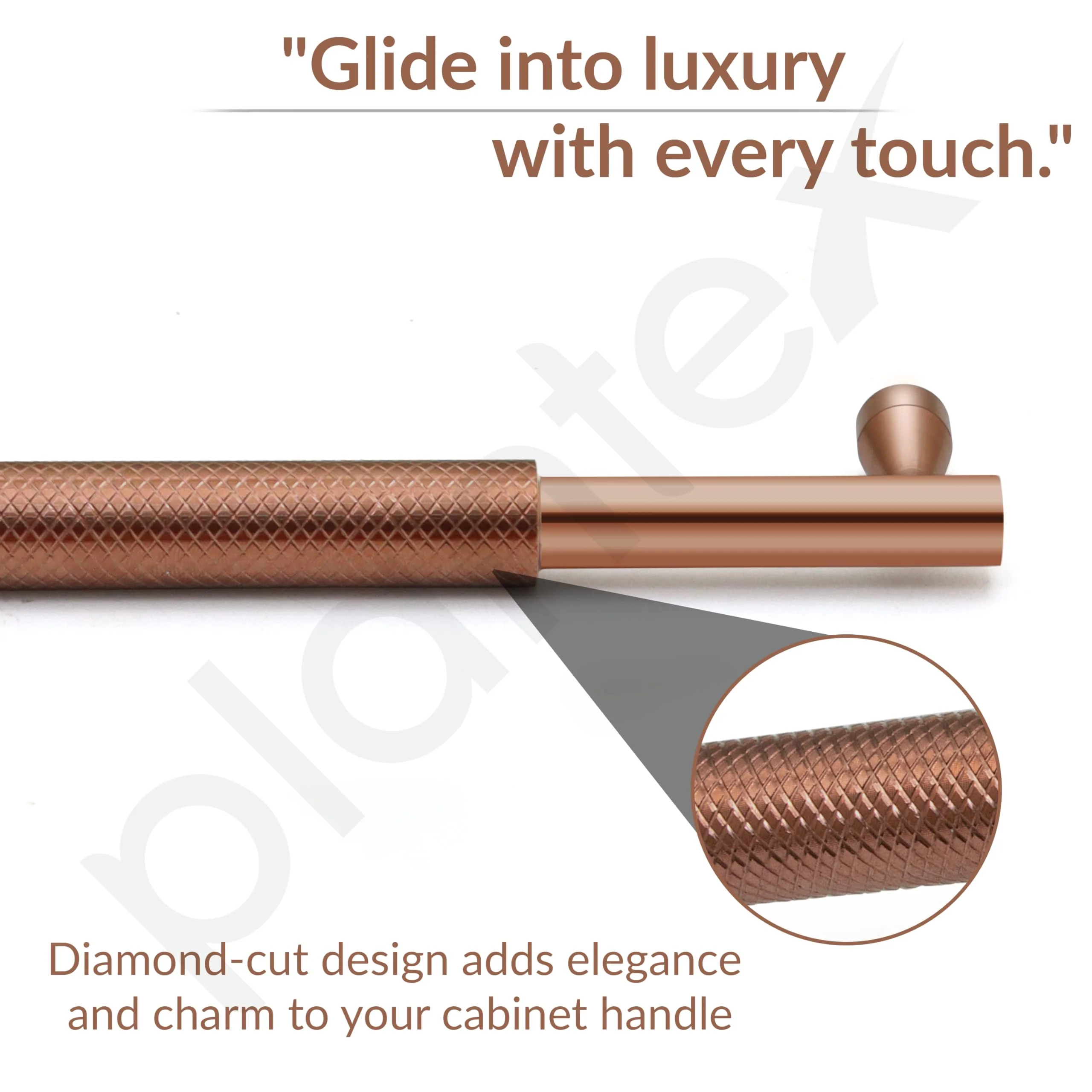 Plantex Cabinet Handle/160mm Handle for Cabinet/Wardrobe Handle/Door Pull-Push Handle for Home/Office - Pack of 1 (Rose Gold) - Image 4