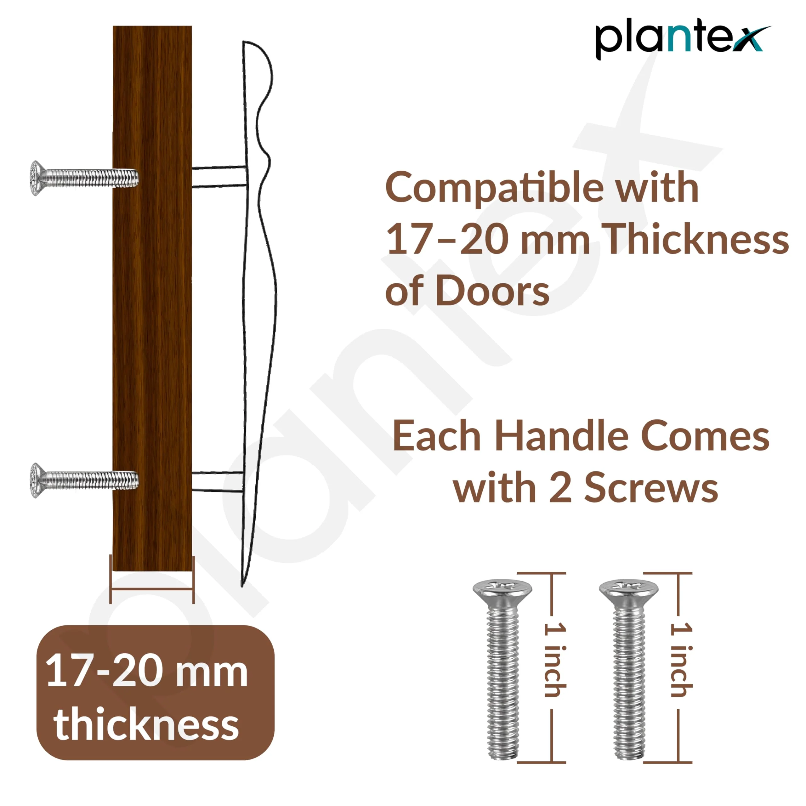 Plantex Cabinet Handle/96mm Handle for Cabinet/Wardrobe Handle/Door Pull-Push Handle for Home/Office - Pack of 1 (Rose Gold) - Image 4