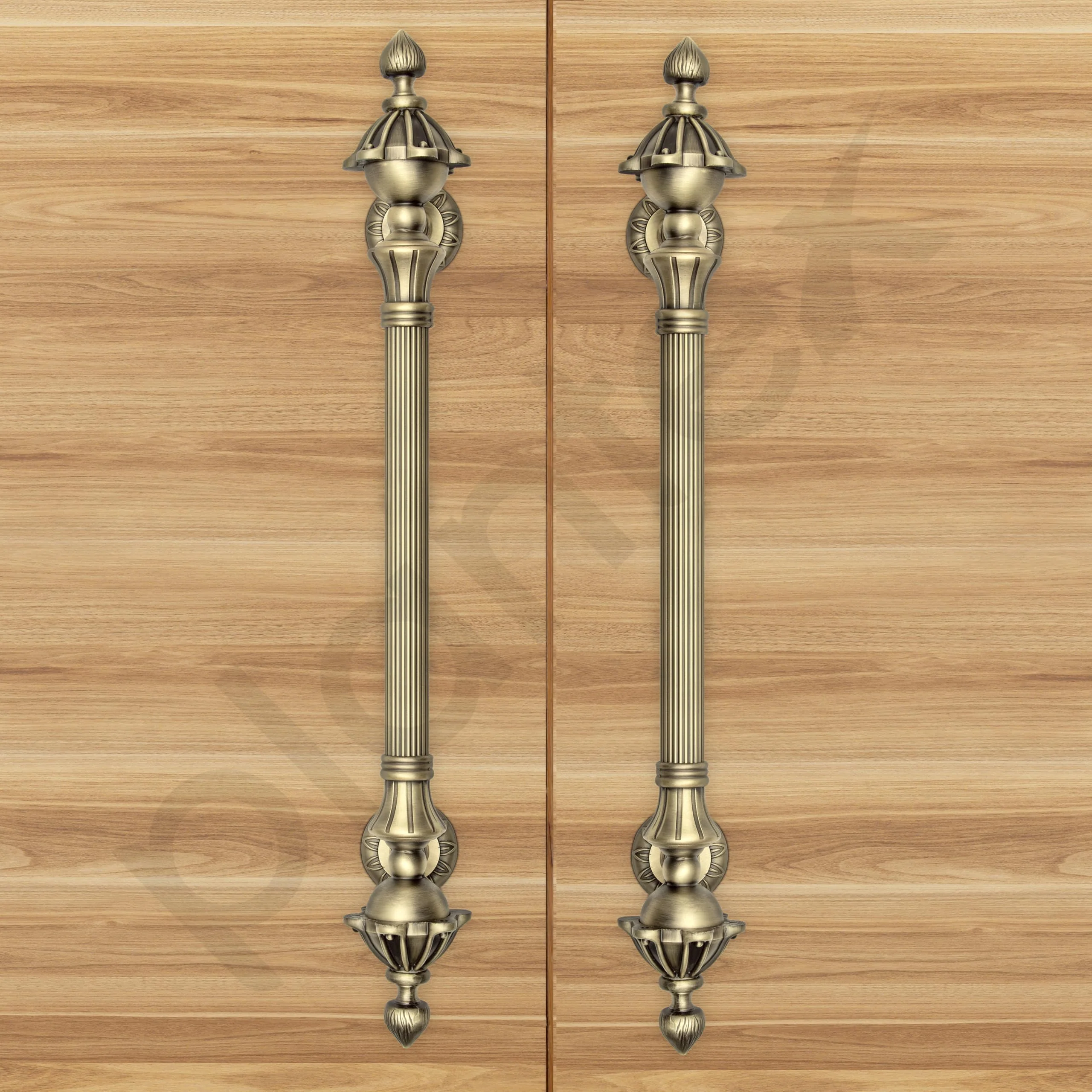 Plantex Door Handle/Main Door Handle/18 inch Pull-Push Handle/Door Handle for Home/Office/Hotel - Pack of 2 (S-136, Brass Antique) - Image 5