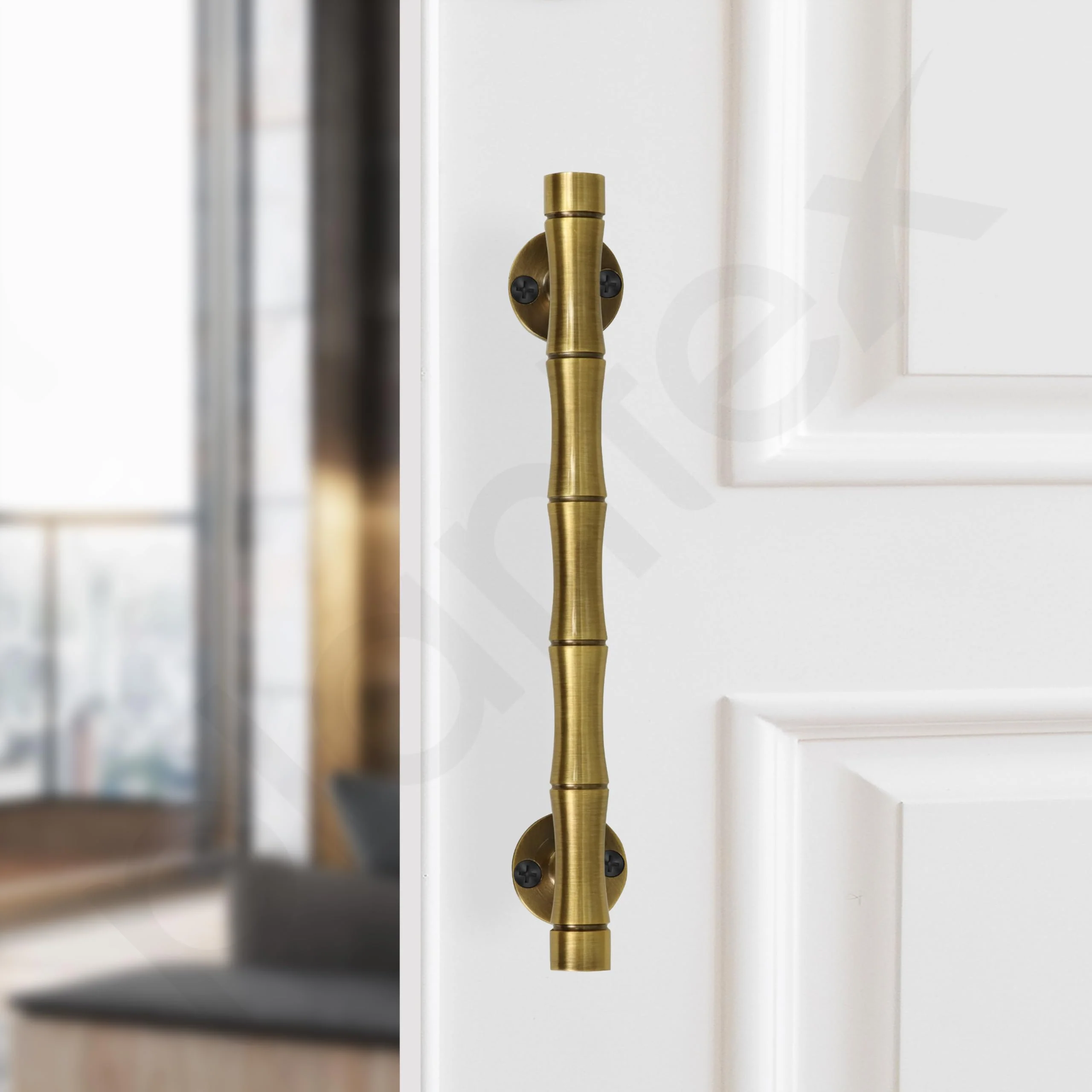 Plantex Door Handle/Stainless Steel Main Door Handle/8 Inch Pull-Push Handle/3 Years Warranty Pack of 1 (S-140, Brass Antique) - Image 6
