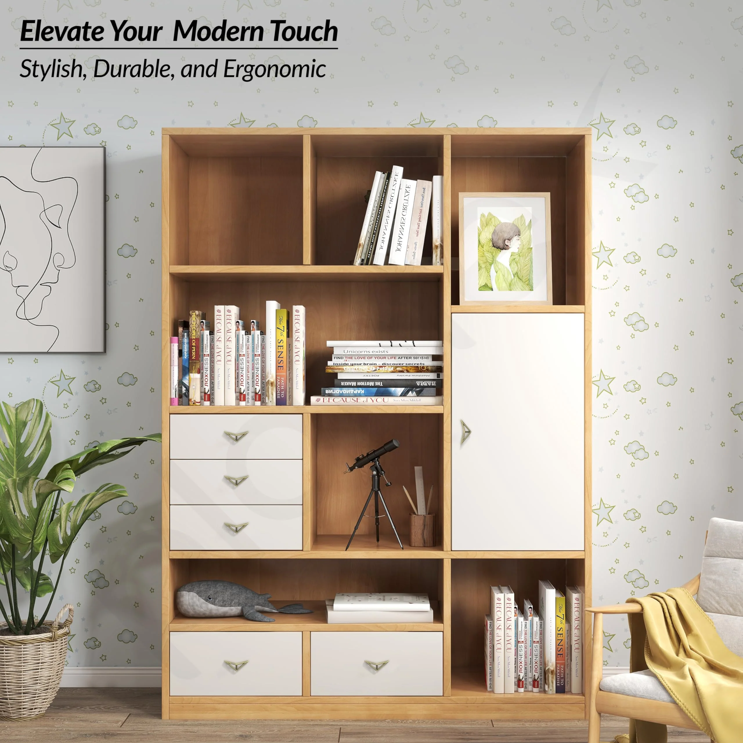 Plantex Drawer Knob/Knobs for Drawer/Triangle Pull-Push Knobs for Kitchen/Bedroom Drawer - Pack of 1 (Brass Antique) - Image 7