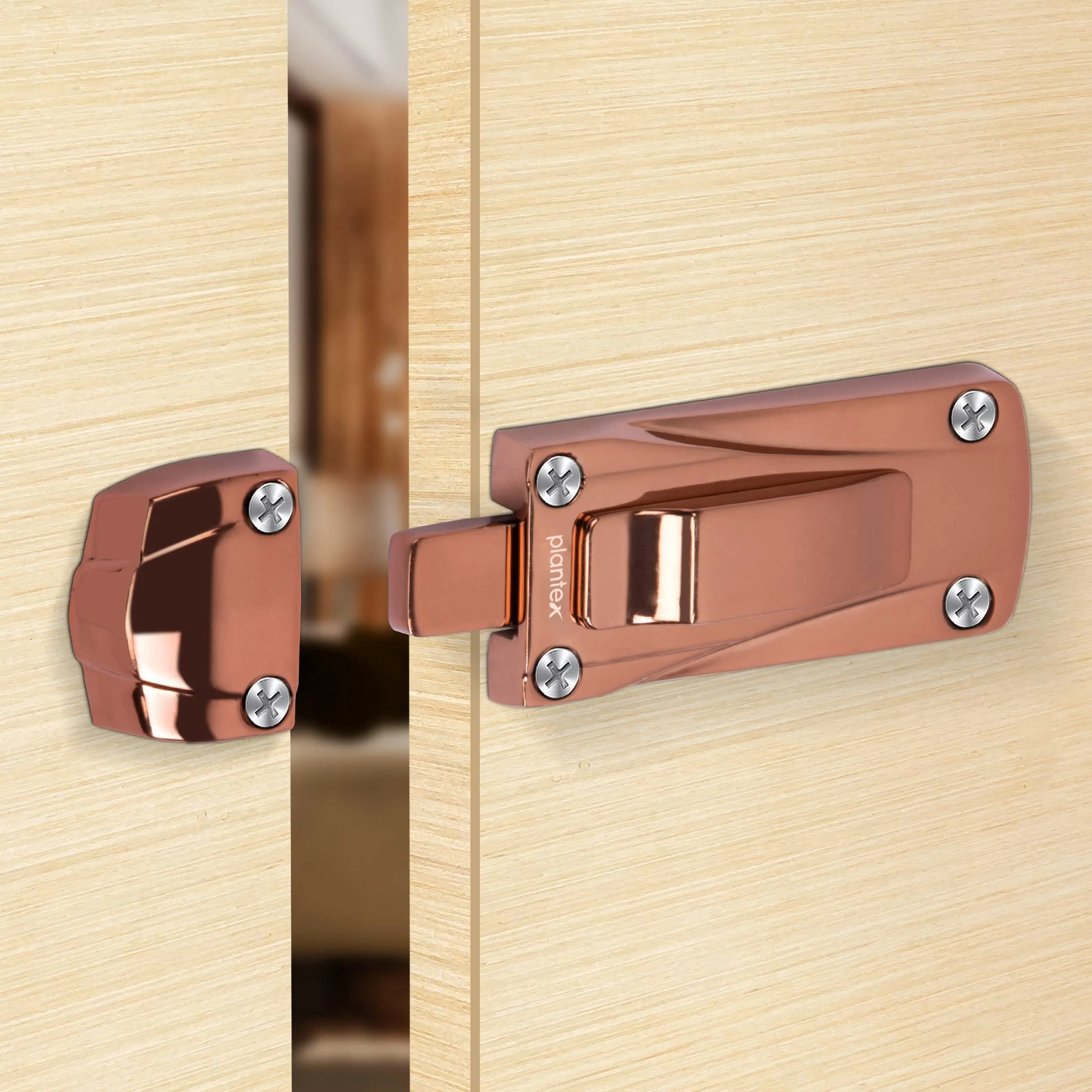 Plantex Heavy Duty Door Stopper/Door Latch for Main Door/Door Lock for Home and Office Doors - Pack of 1 (205 - Rose Gold) - Image 5