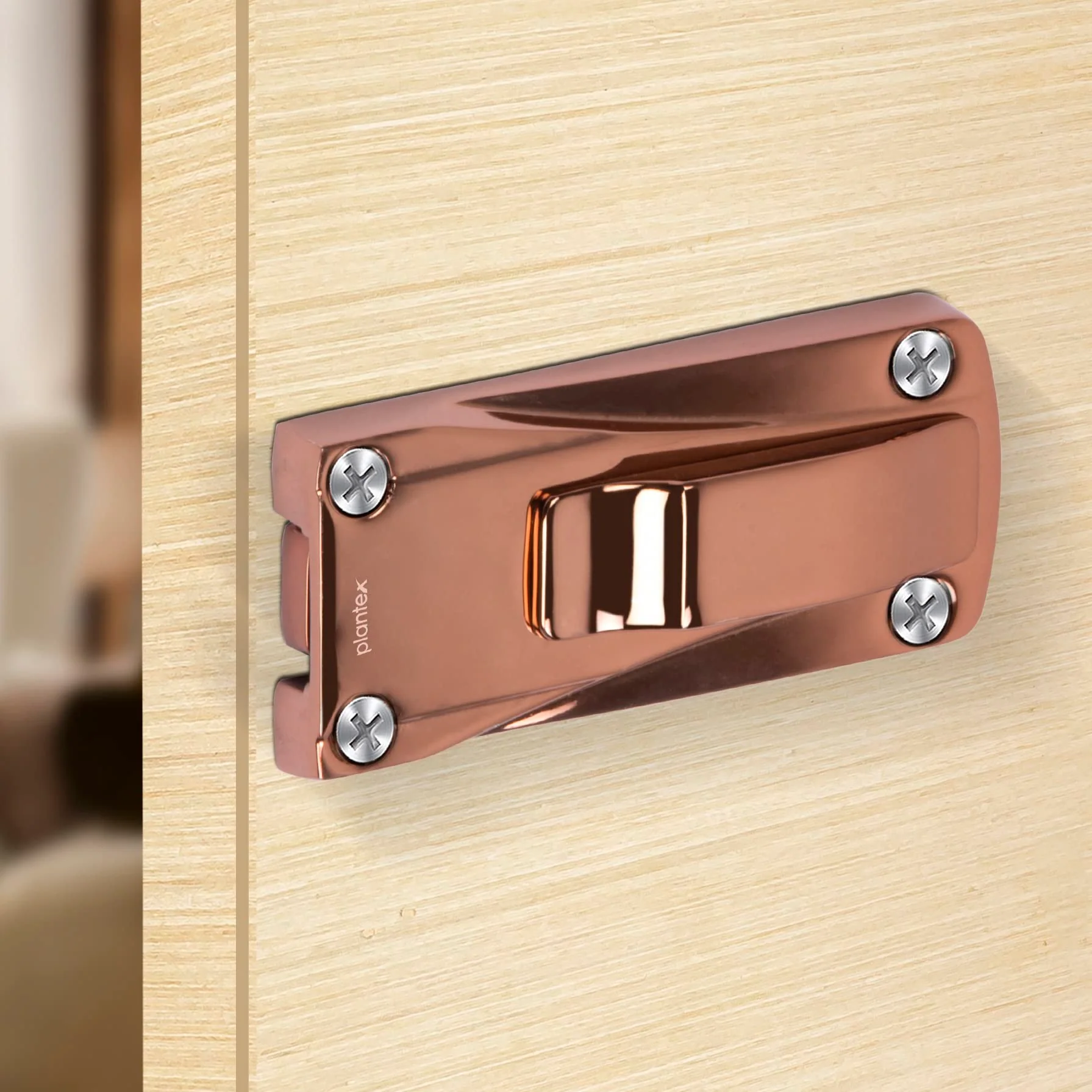Plantex Heavy Duty Door Stopper/Door Latch for Main Door/Door Lock for Home and Office Doors - Pack of 1 (205 - Rose Gold) - Image 6