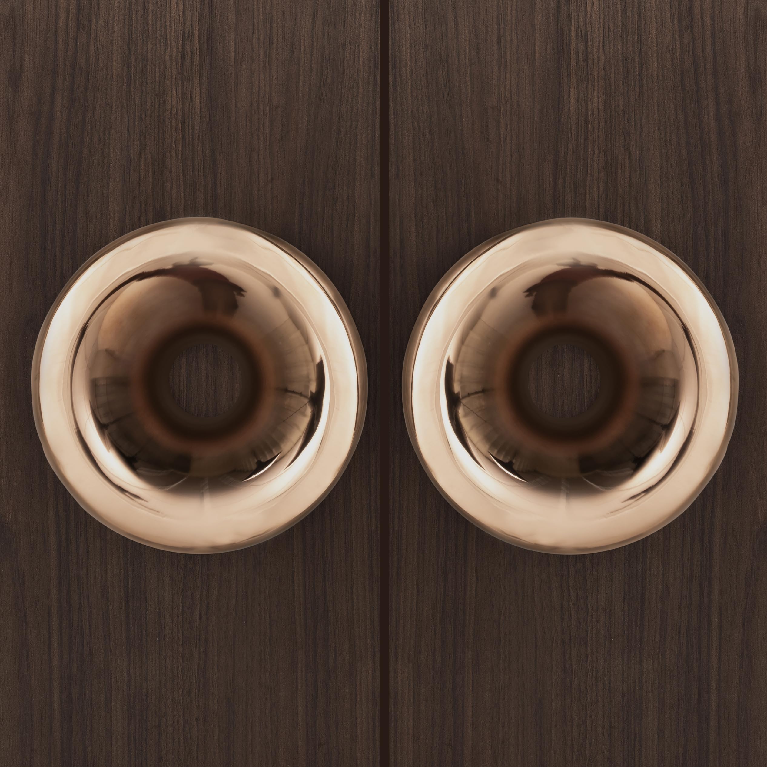 Plantex Heavy Duty Glass Door Handle/100 mm Main Glass Door Knob Handle/Pull-Push Knob for Glass Door Handle - Pack of 1 (PVD Rose Gold) - Image 3