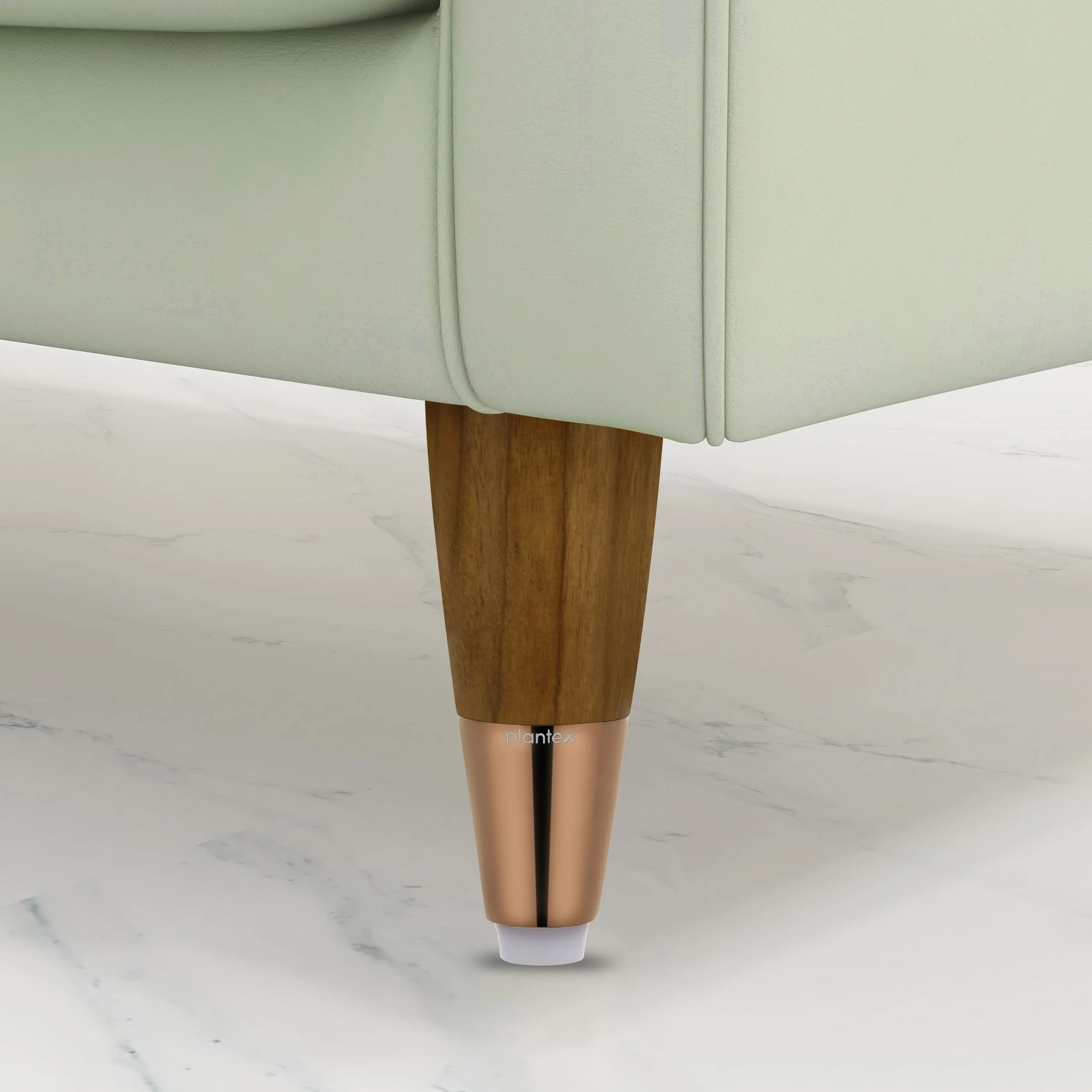 Plantex Heavy Duty Round 4 inch Spare Sofa Legs for Bed Furniture/Sofa Legs for Furniture Fitting/Table Legs/Sofa Leg Set of 2 pcs (Rose Gold Finish) - Image 7