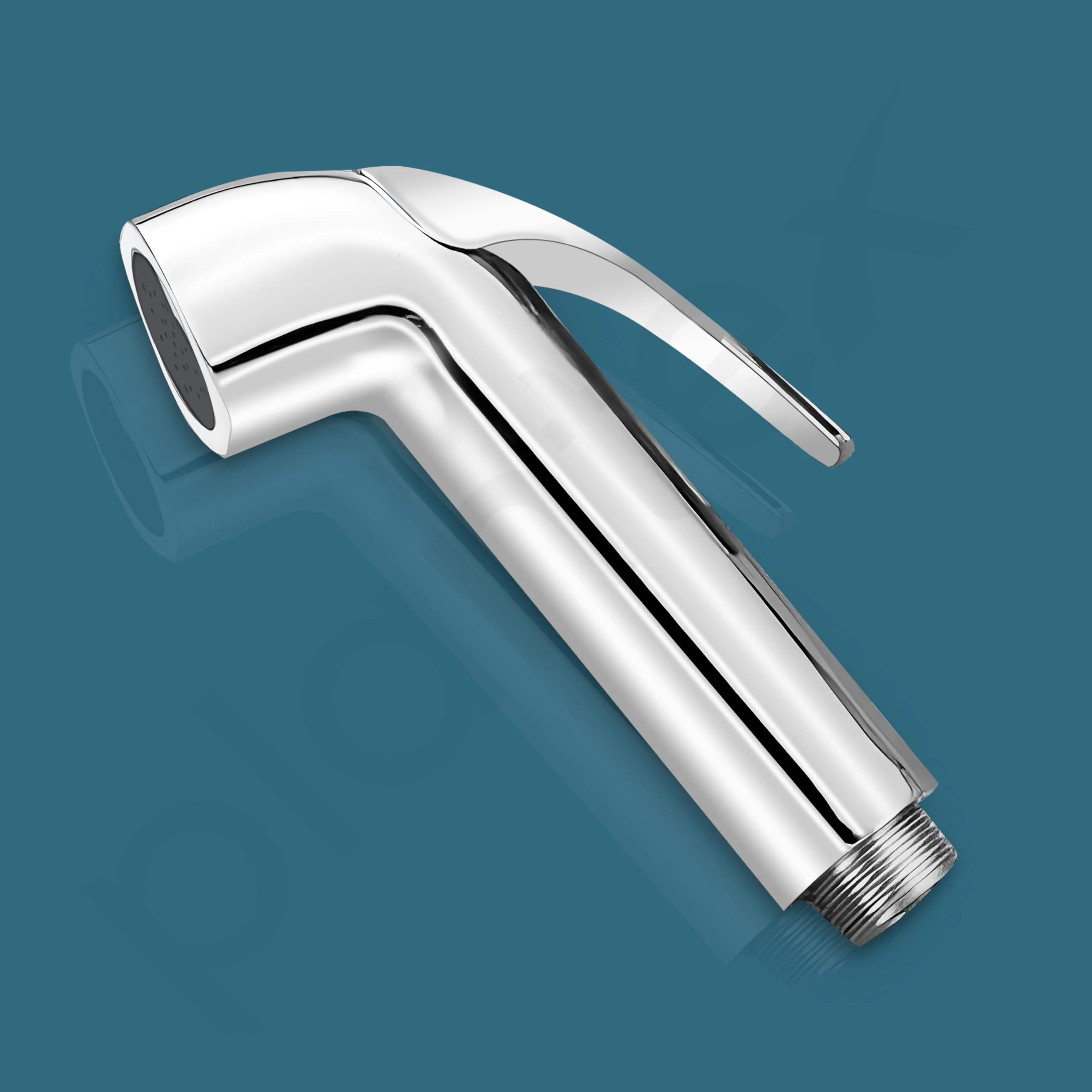 Plantex Jet Spray for Toilet/ABS Health Faucet with 1 Meter Shower Hose Pipe and Wall Hook/Health Faucet Set for Bathroom/Hand Gun for Toilet - (Chrome) - Image 6