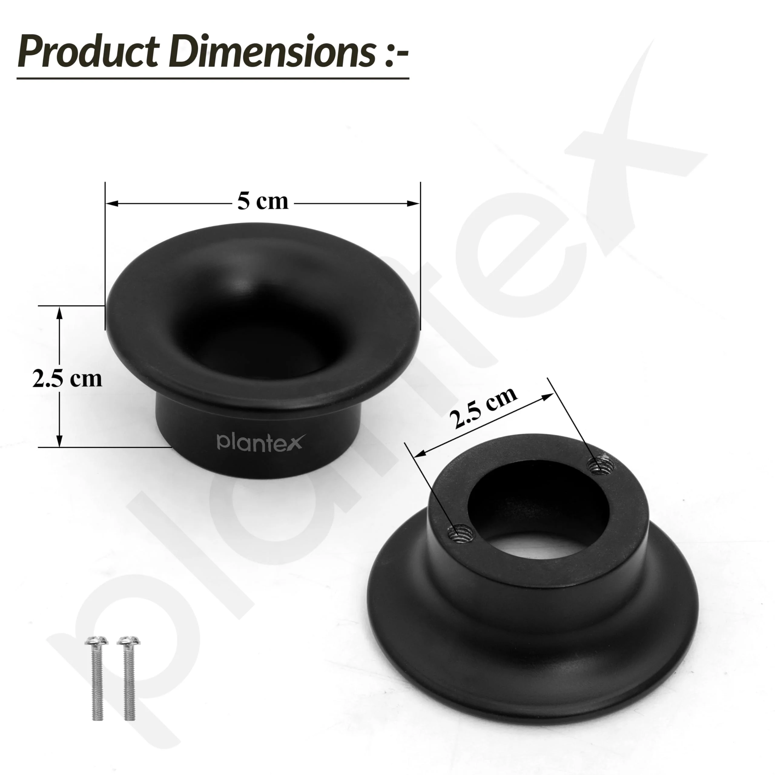 Plantex Knobs for Drawers/Round Knobs for Cabinets/Pull-Push Drawer Knobs for Kitchen/Bedroom/Drawer - Pack of 1 (Black) - Image 5