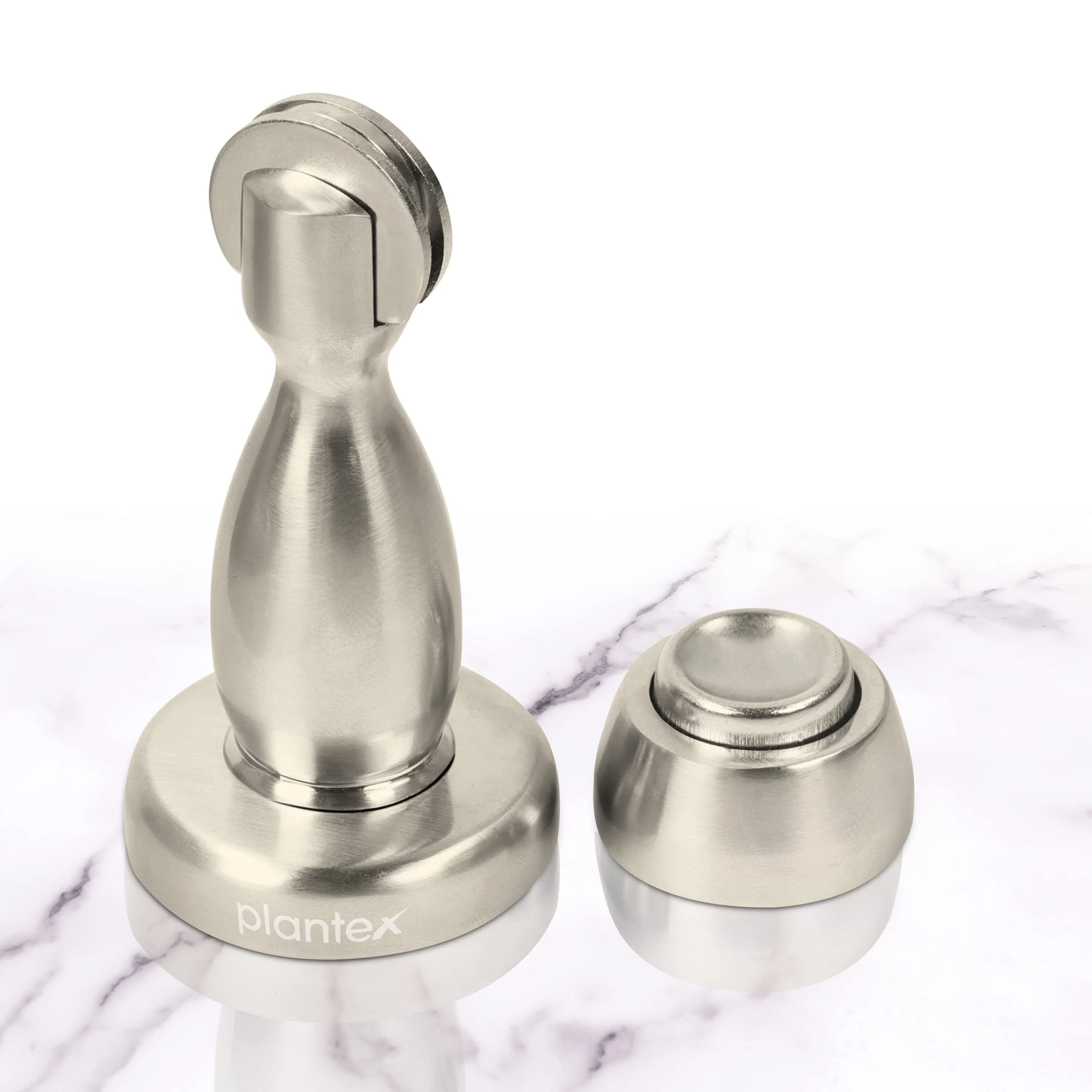 Plantex Magnetic Door Stopper for Home - 4 Inch Silver Matt Door Holder for Main Door - Image 7