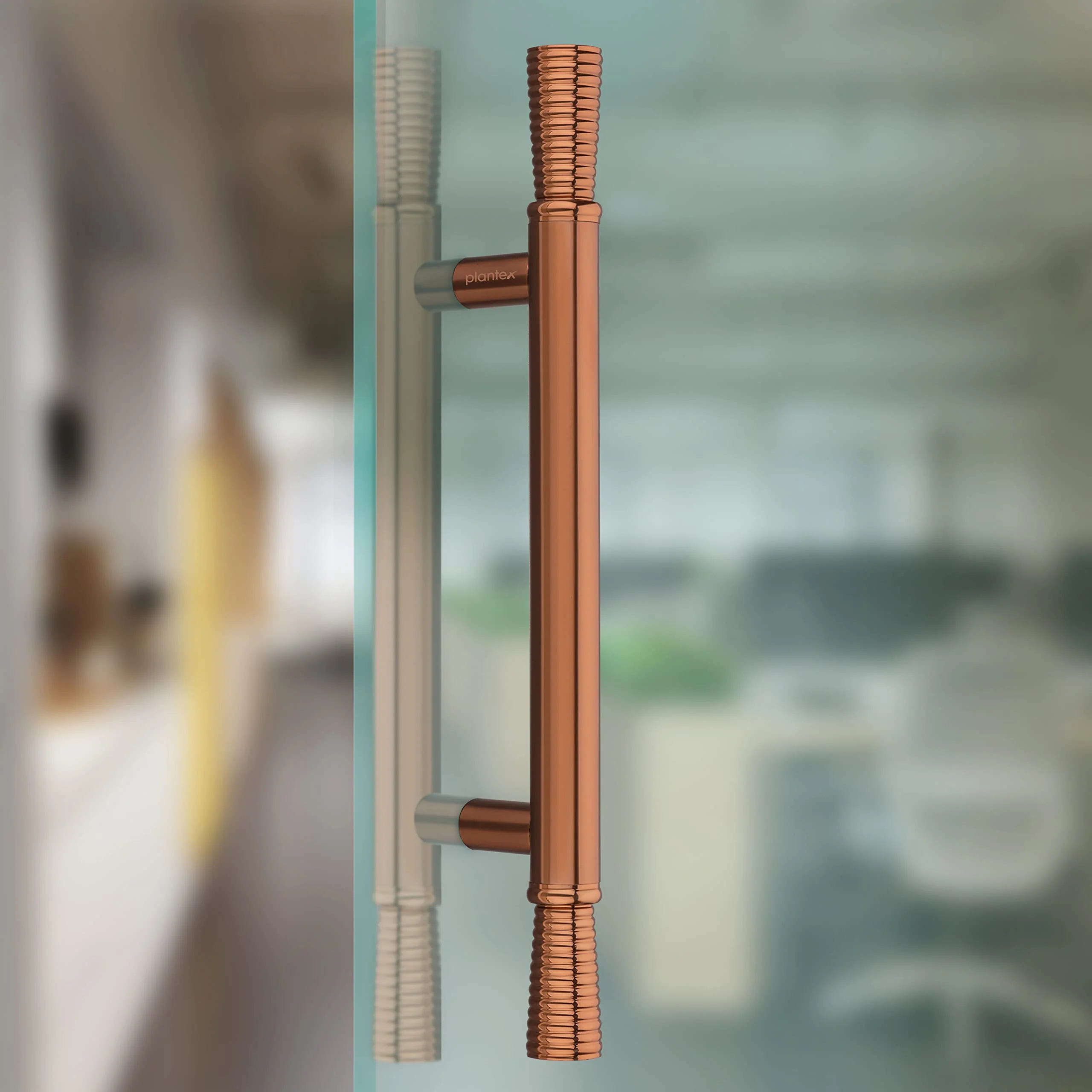 Plantex Main Door Handle/14 Inch Door Handle for Main Door/Pull-Push Handle for Home/Office/Hotel - Pack of 1 (PVD Rose Gold) - 3 Years Warranty - Image 5