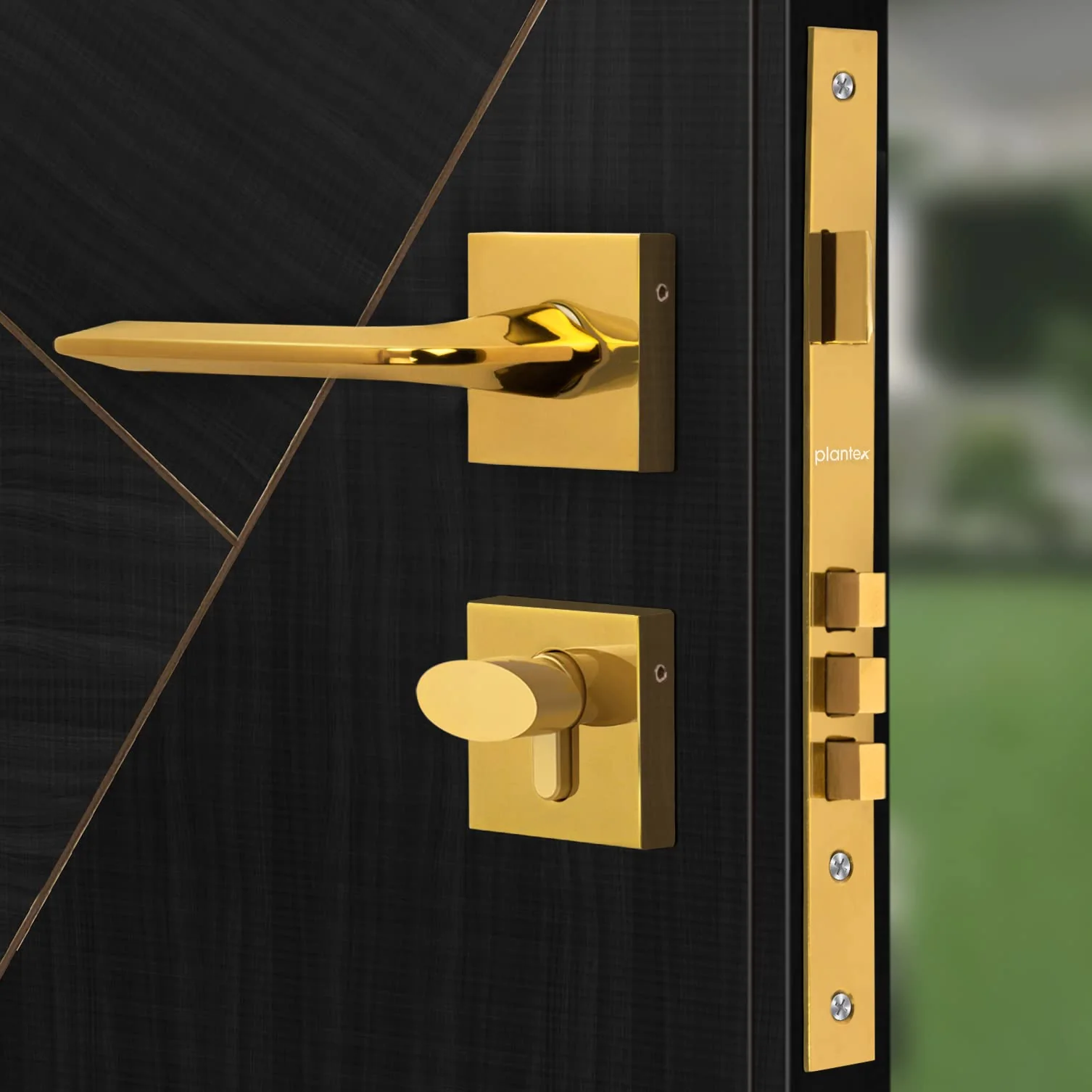 Plantex Premium Door Lock with 3 Years of Warranty by Plantex/Main Door Lock for Home/Mortise Lock for Door - Main Door Lock Set (7105 - Gold) - Image 6