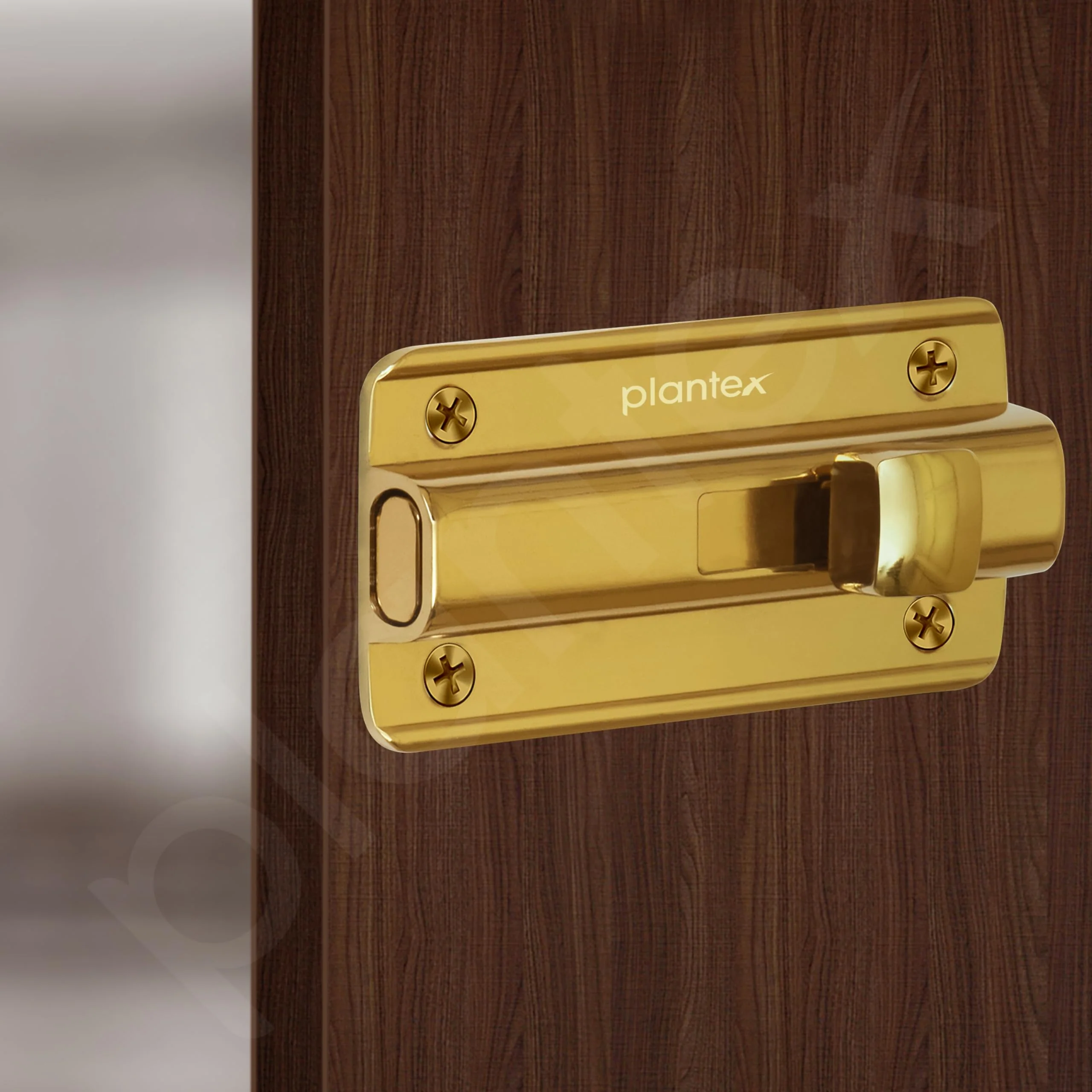 Plantex Premium Heavy Duty Door Stopper/Door Lock Latch for Home and Office Doors - Pack of 1 (PVD Gold) - Image 6