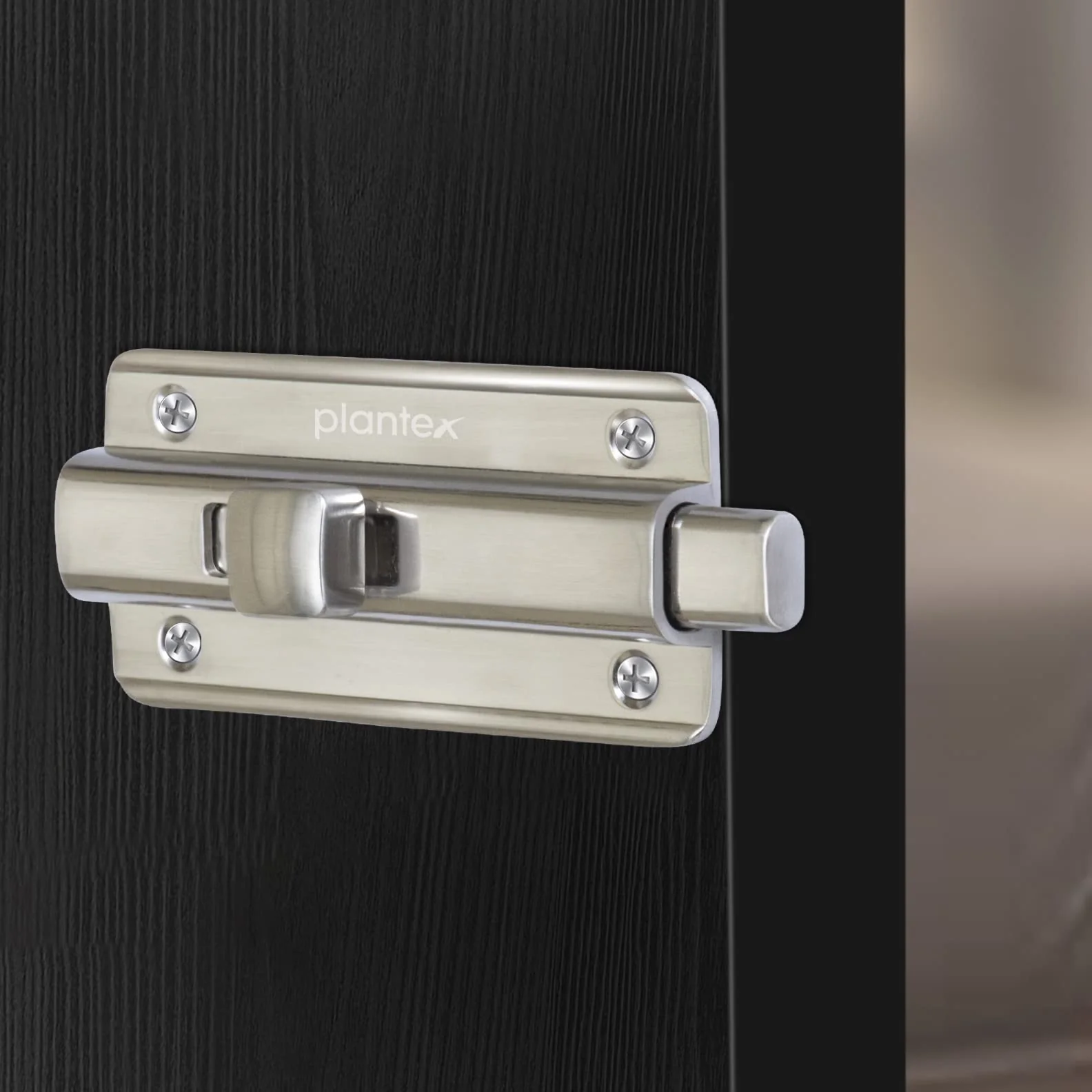 Plantex Premium Heavy Duty Door Stopper/Door Lock Latch for Home and Office Doors - Pack of 6 (Matt Finish) - Image 4