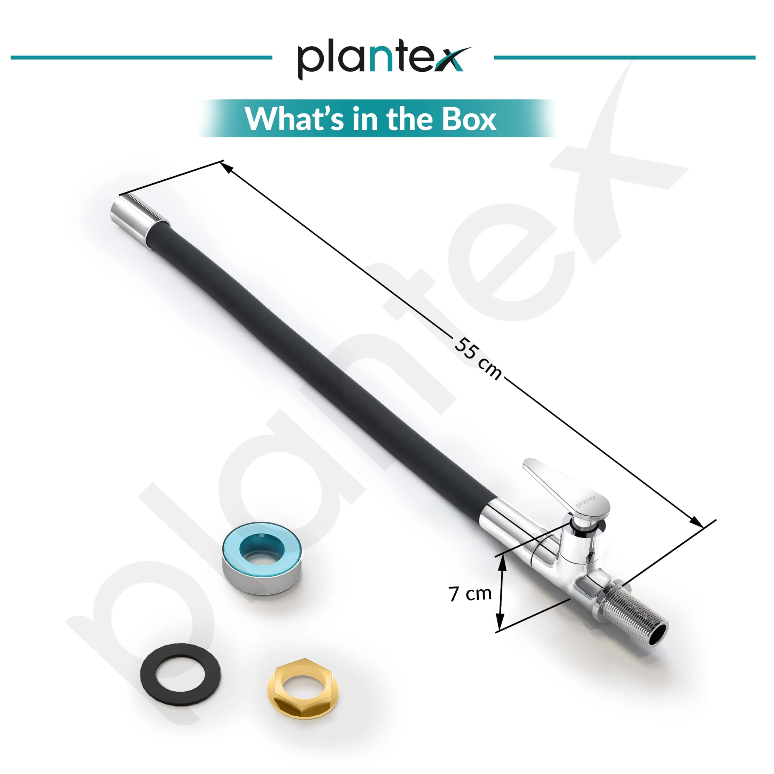 Plantex Pure Brass Kitchen Sink Tap Flexible/Kitchen Taps for Home Sink with Water Saving Nozzle/Kitchen Faucet -(LEA-712B) - Image 3