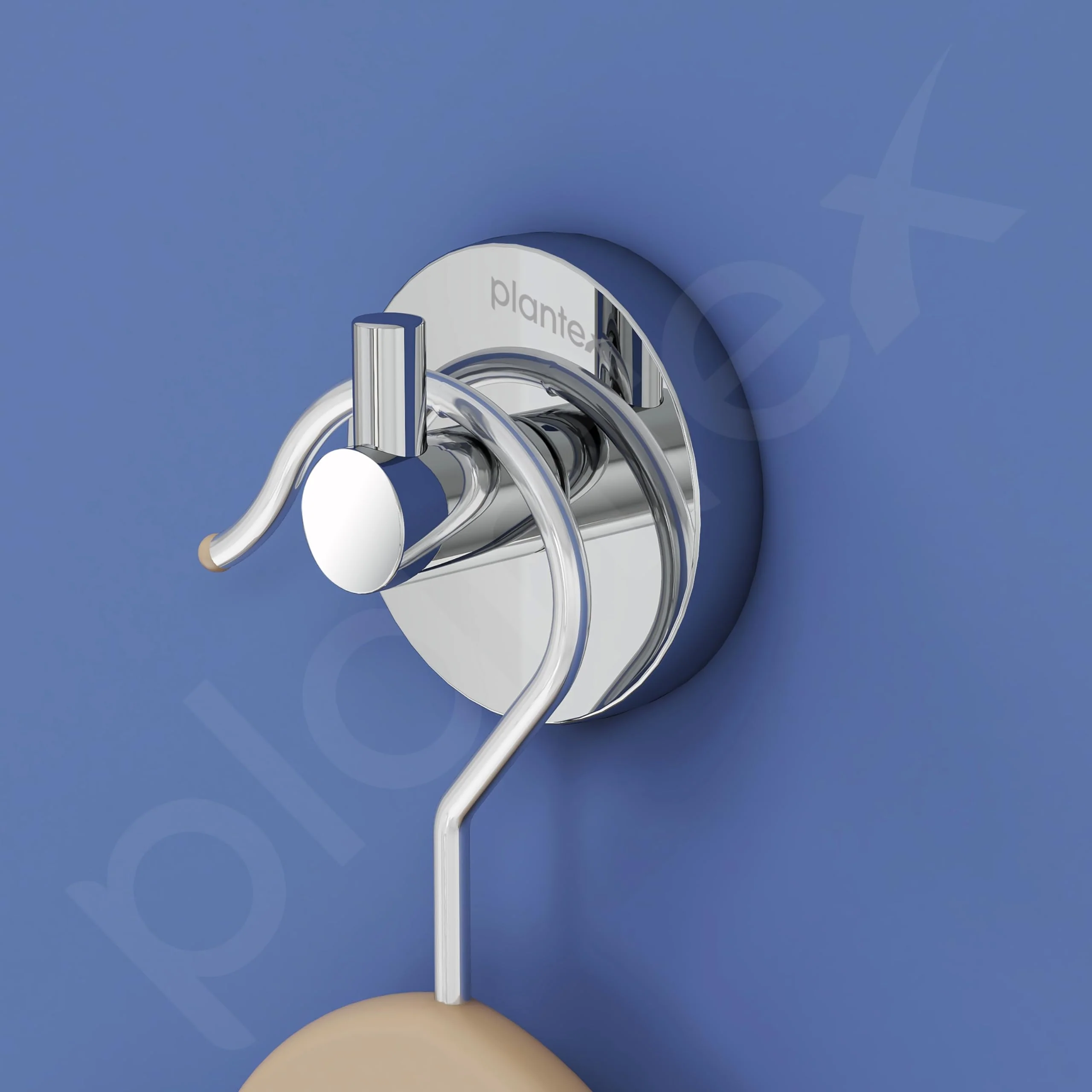 Plantex Smero Pure Brass Made Hooks for Hanging Clothes and Towel in Bathroom/Robe Hook/Hanger for Living Room - Circle (Chrome) - Image 6