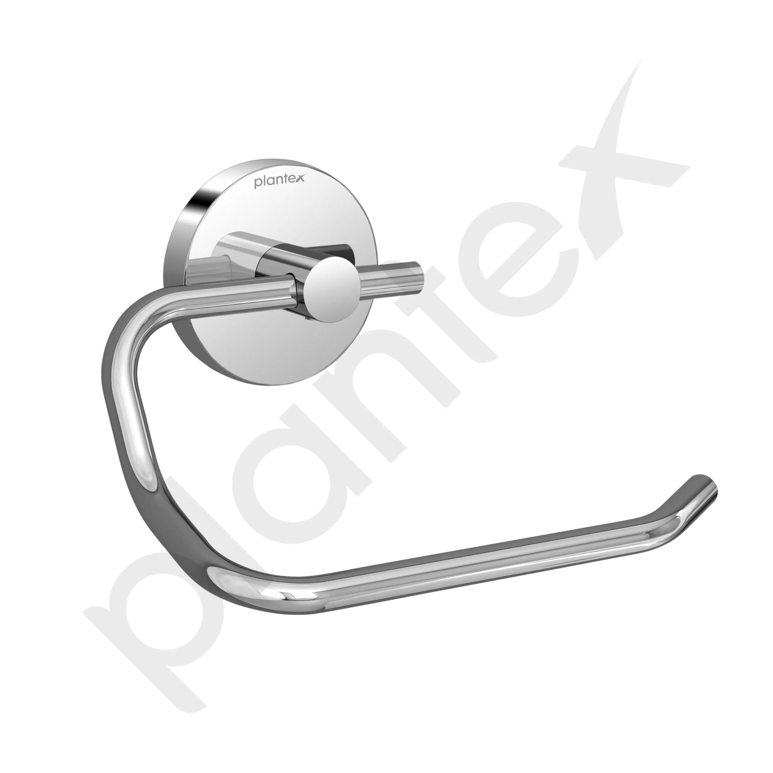 Plantex Smero Pure Brass Toilet Paper Holder/Tissue Paper Stand for Washroom/Bathroom - Circle (Chrome) - Image 7