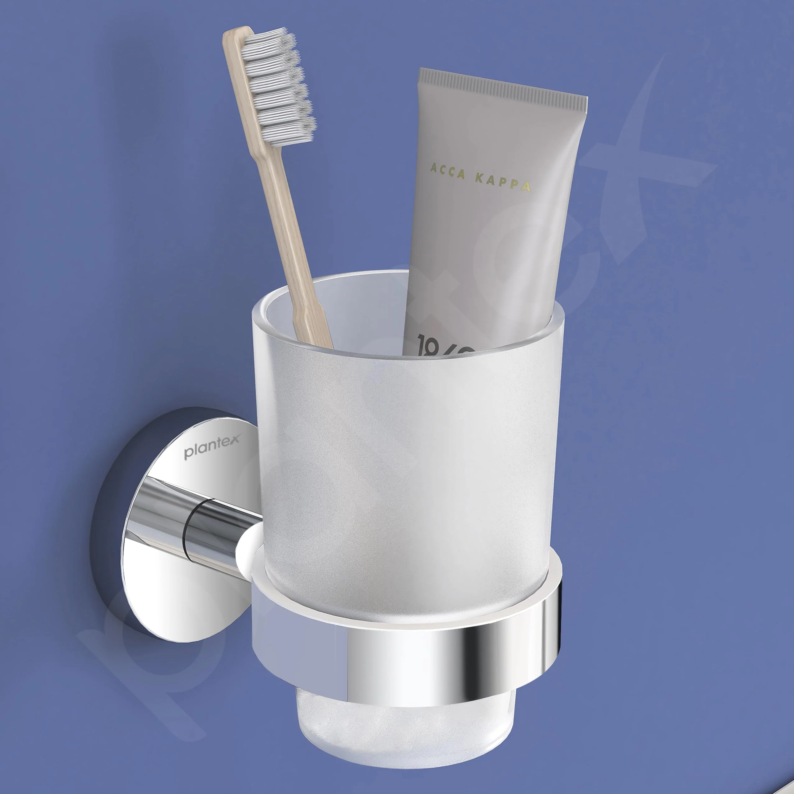 Plantex Smero Pure Brass Toothbrush and Paste Holder/Tumbler Holder/Toothpaste Holder/Bathroom Accessories - Circle (Chrome) - Image 6