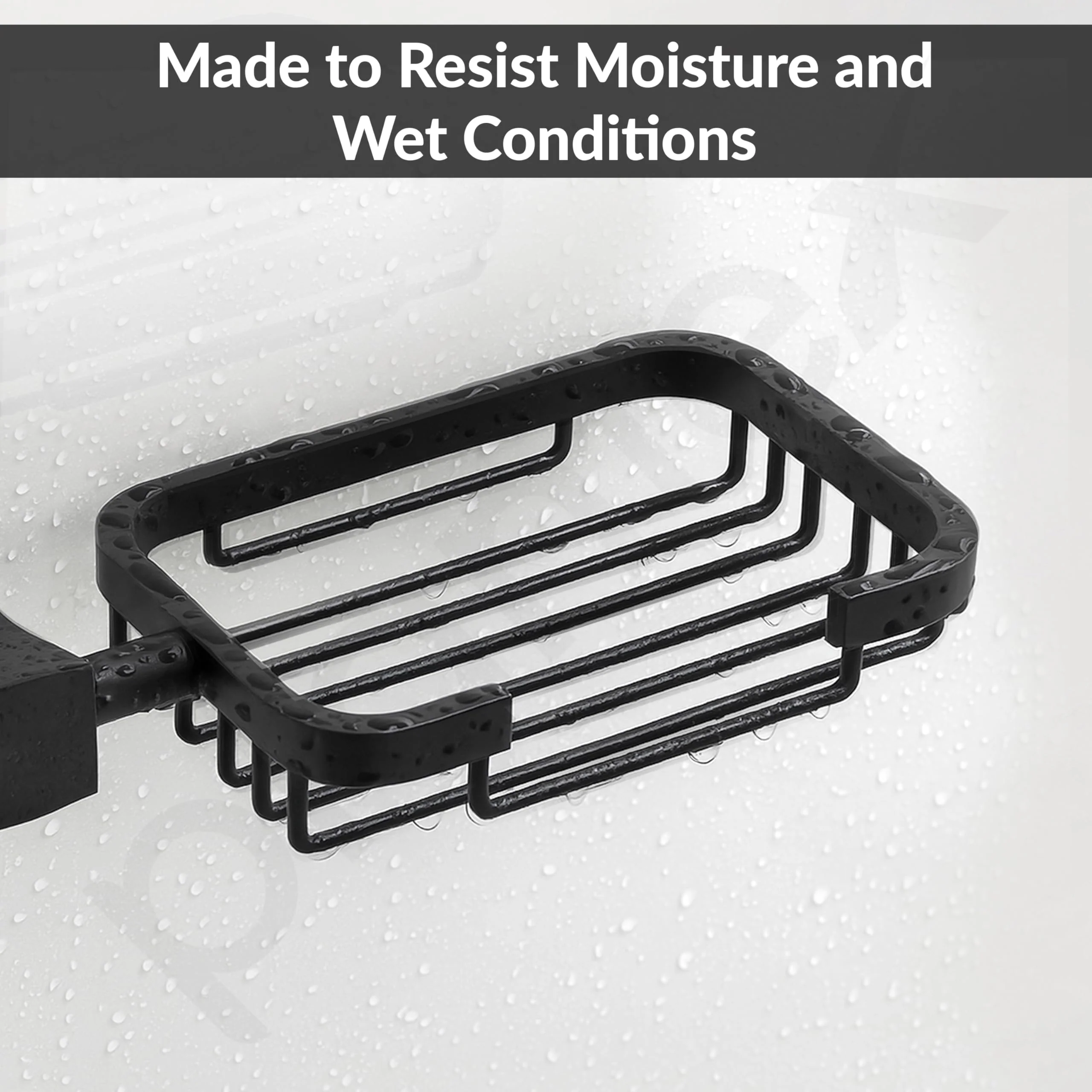 Plantex Space Aluminum Soap Holder for Bathroom Wall/Soap Stand/Soap Dish/Soap Dish Holder for Bathroom Accessories (Black) - Image 5