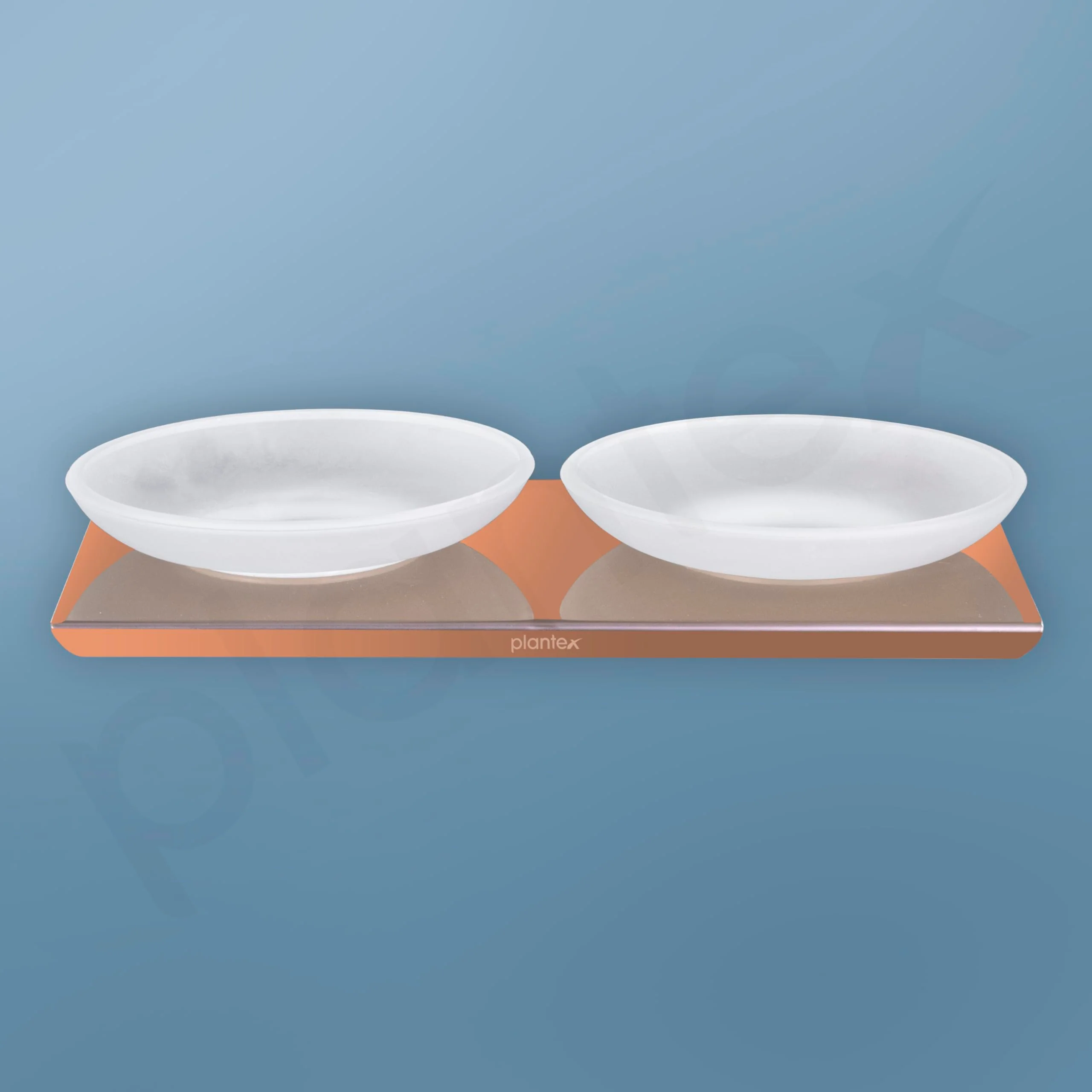 Plantex Stainless Steel Double Soap Dish/Soap Holder/Soap Stand/Bathroom Accessories - Wall Mount (Rose Gold-Matt) - Image 5