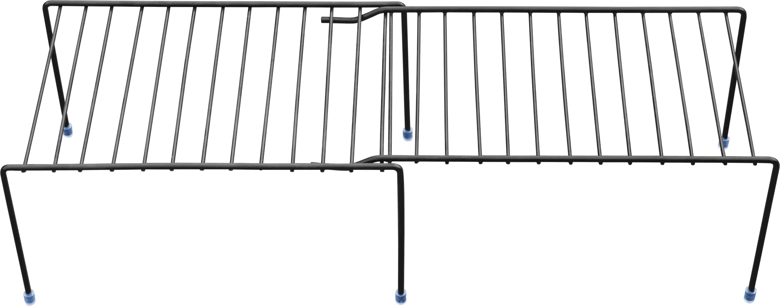 Plantex Stainless Steel Multipurpose Expandable Dish Rack/Expandable Storage Shelves for Kitchen Cabinets/Plate Stand/Utensil Rack (Black) - Image 6