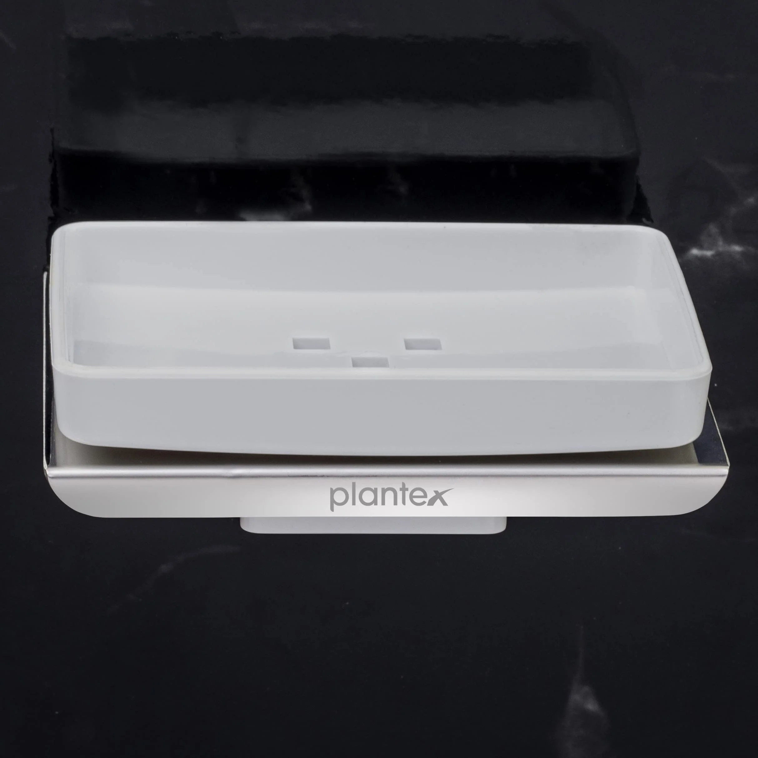 Plantex Stainless Steel with ABS Material Soap Dish/Soap Holder/Soap Stand/Bathroom Accessories - Wall Mount (Chrome) - Image 4